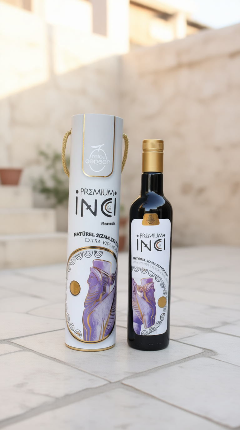 İnci | Erken Hasat Soğuk Sıkım Milas Memecik Zeytinyağı | Yüksek Polifenollü