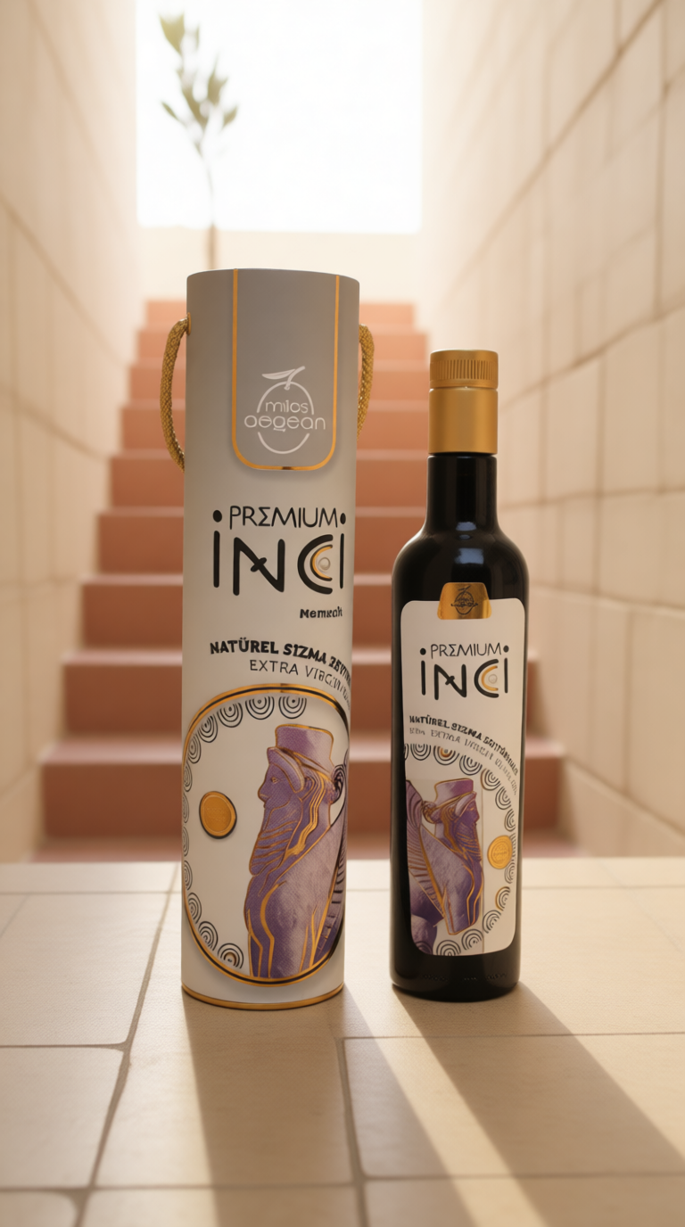 İnci | Erken Hasat Soğuk Sıkım Milas Memecik Zeytinyağı | Yüksek Polifenollü