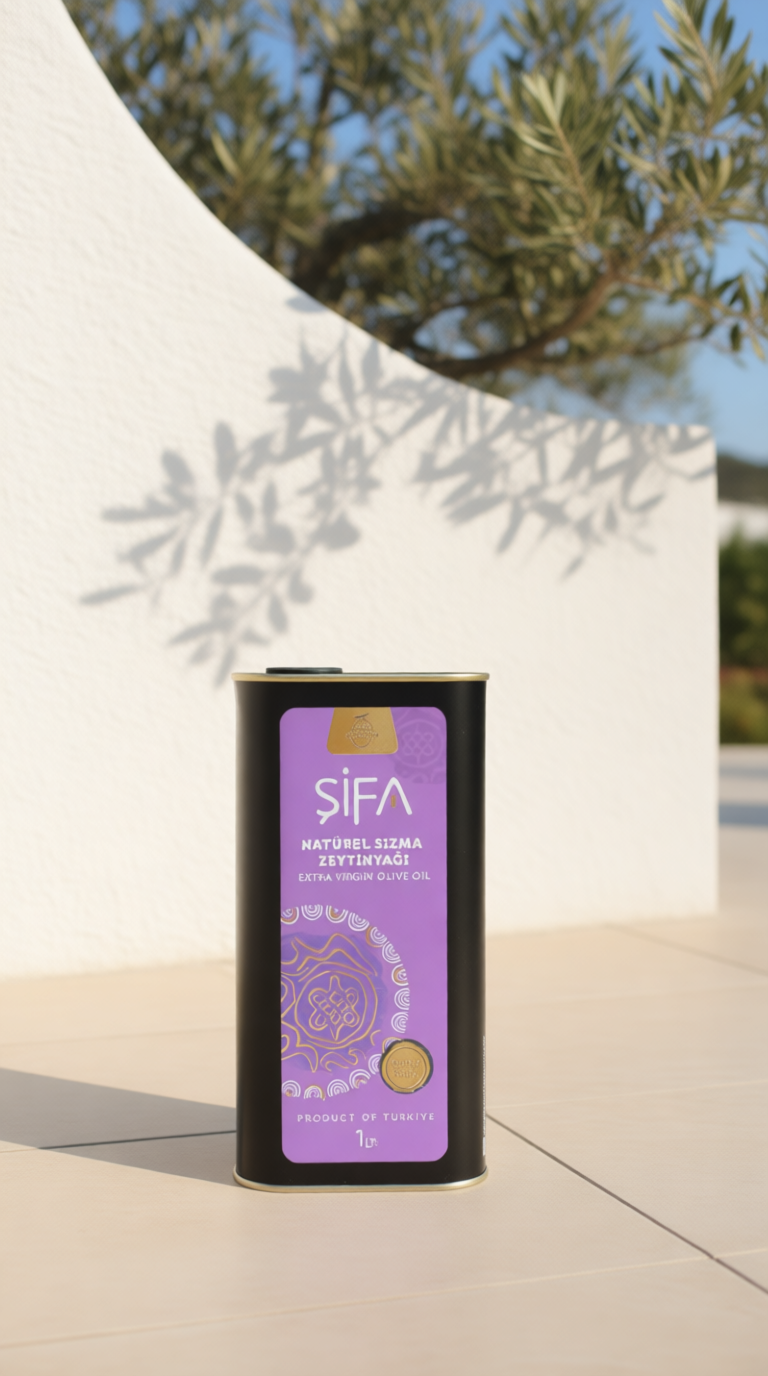 Şifa | 1 Litre – Erken Hasat Soğuk Sıkım Milas Memecik Zeytinyağı | Günlük Kullanıma Uygun