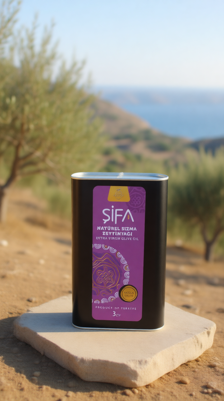 Şifa | 3 Litre – Erken Hasat Soğuk Sıkım Milas Memecik Zeytinyağı | Günlük Kullanım İçin Üstün Kalite