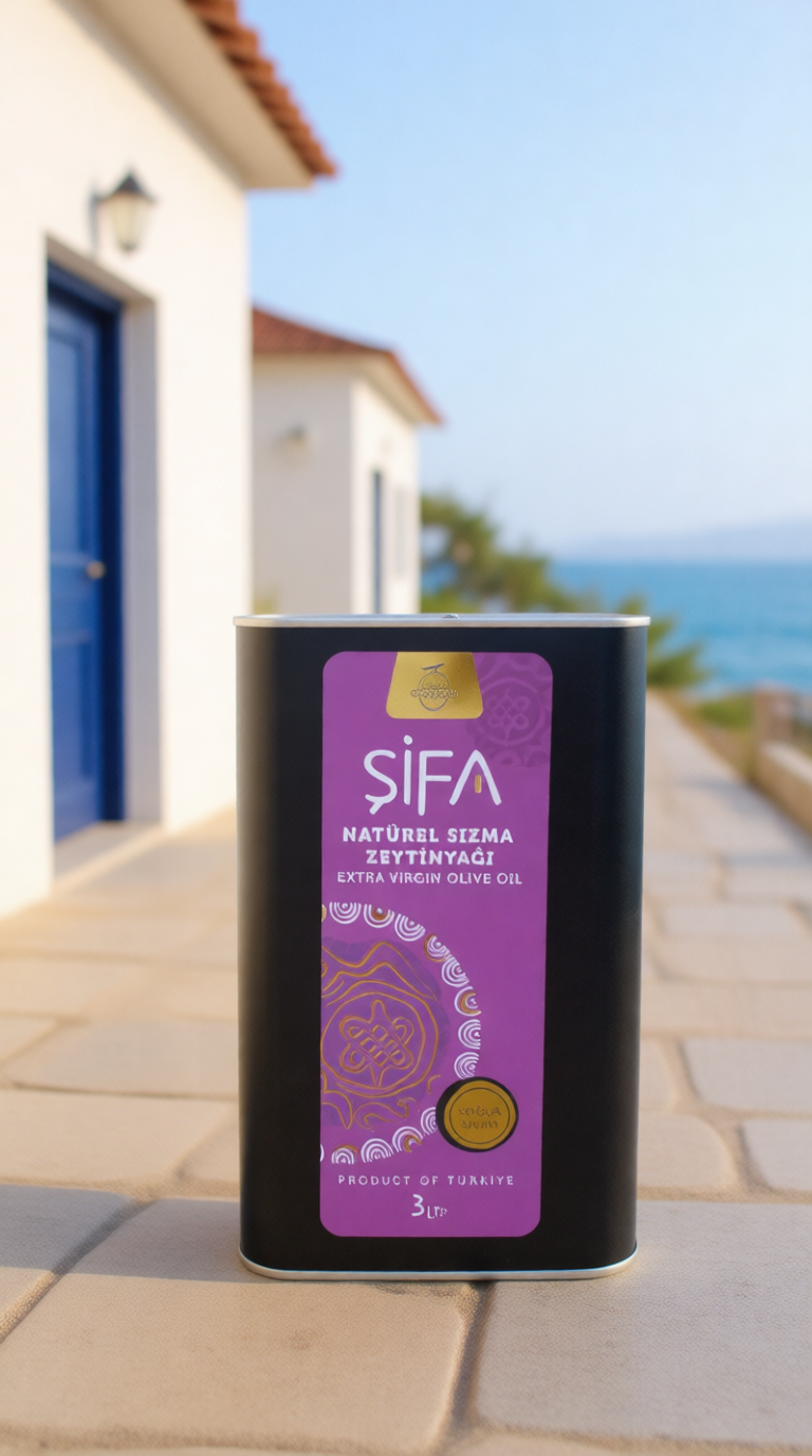 Şifa | 3 Litre – Erken Hasat Soğuk Sıkım Milas Memecik Zeytinyağı | Günlük Kullanım İçin Üstün Kalite