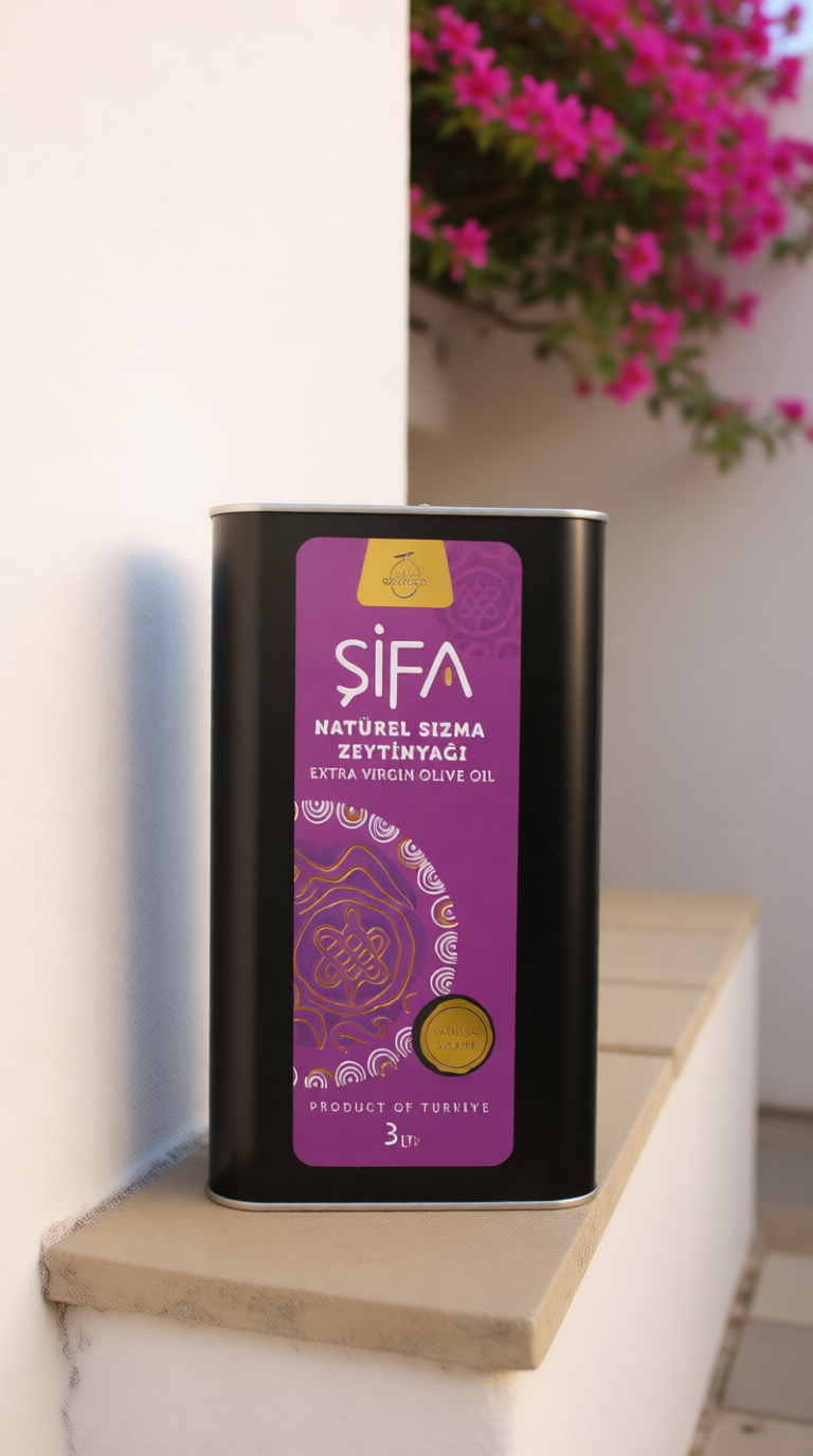 Şifa | 3 Litre – Erken Hasat Soğuk Sıkım Milas Memecik Zeytinyağı | Günlük Kullanım İçin Üstün Kalite