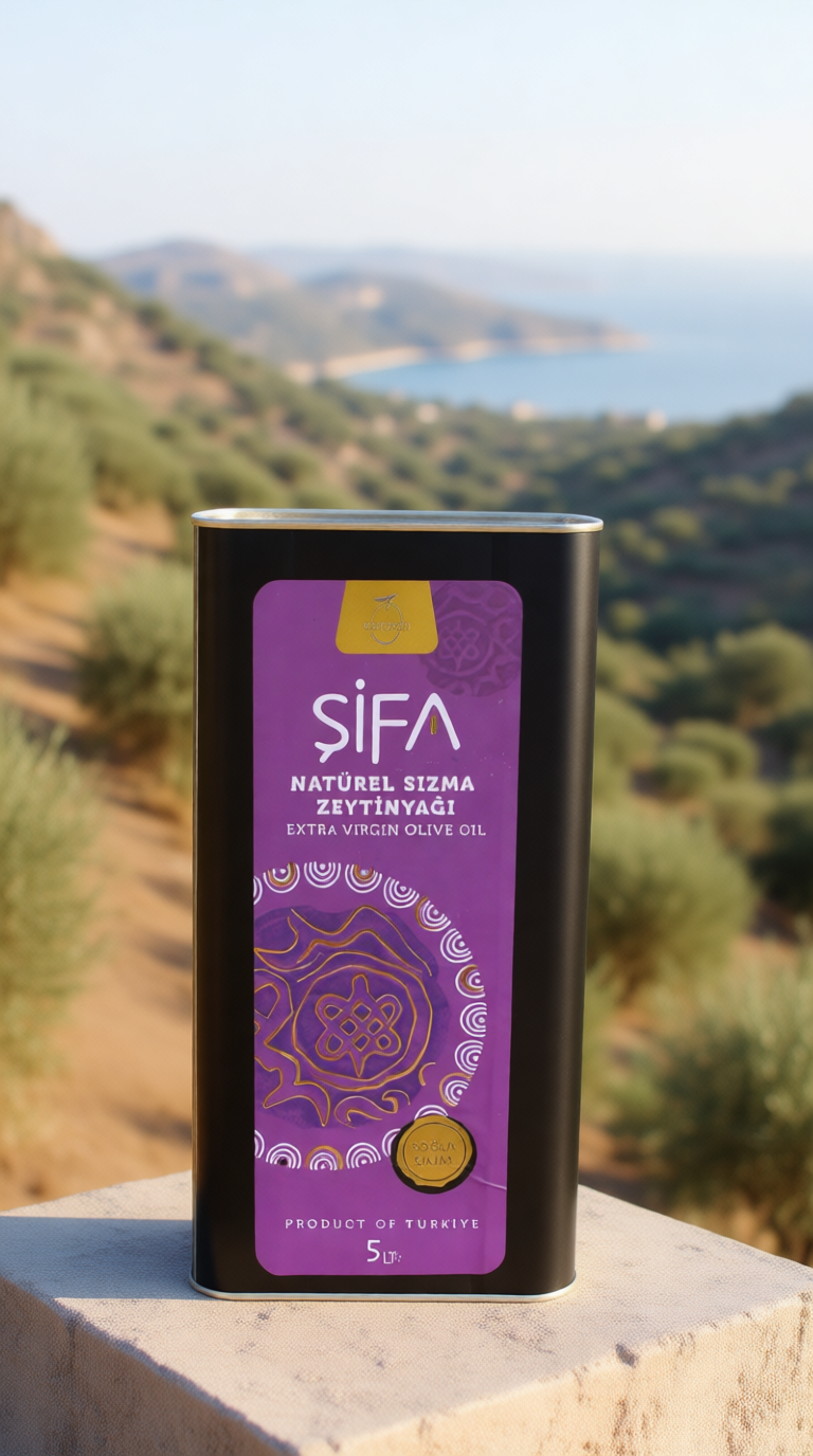 Şifa | 5 Litre – Erken Hasat Soğuk Sıkım Milas Memecik Zeytinyağı | Uzun Süreli Üstün Kalite